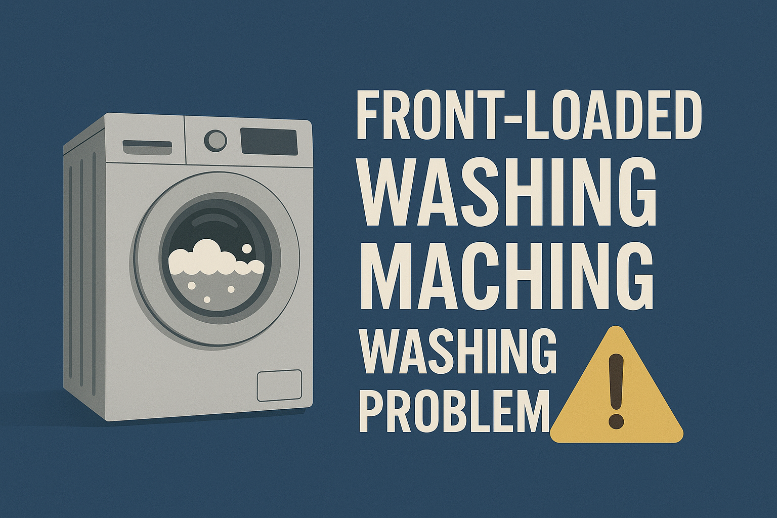 Front Loaded Washing Machine - Washing Problem